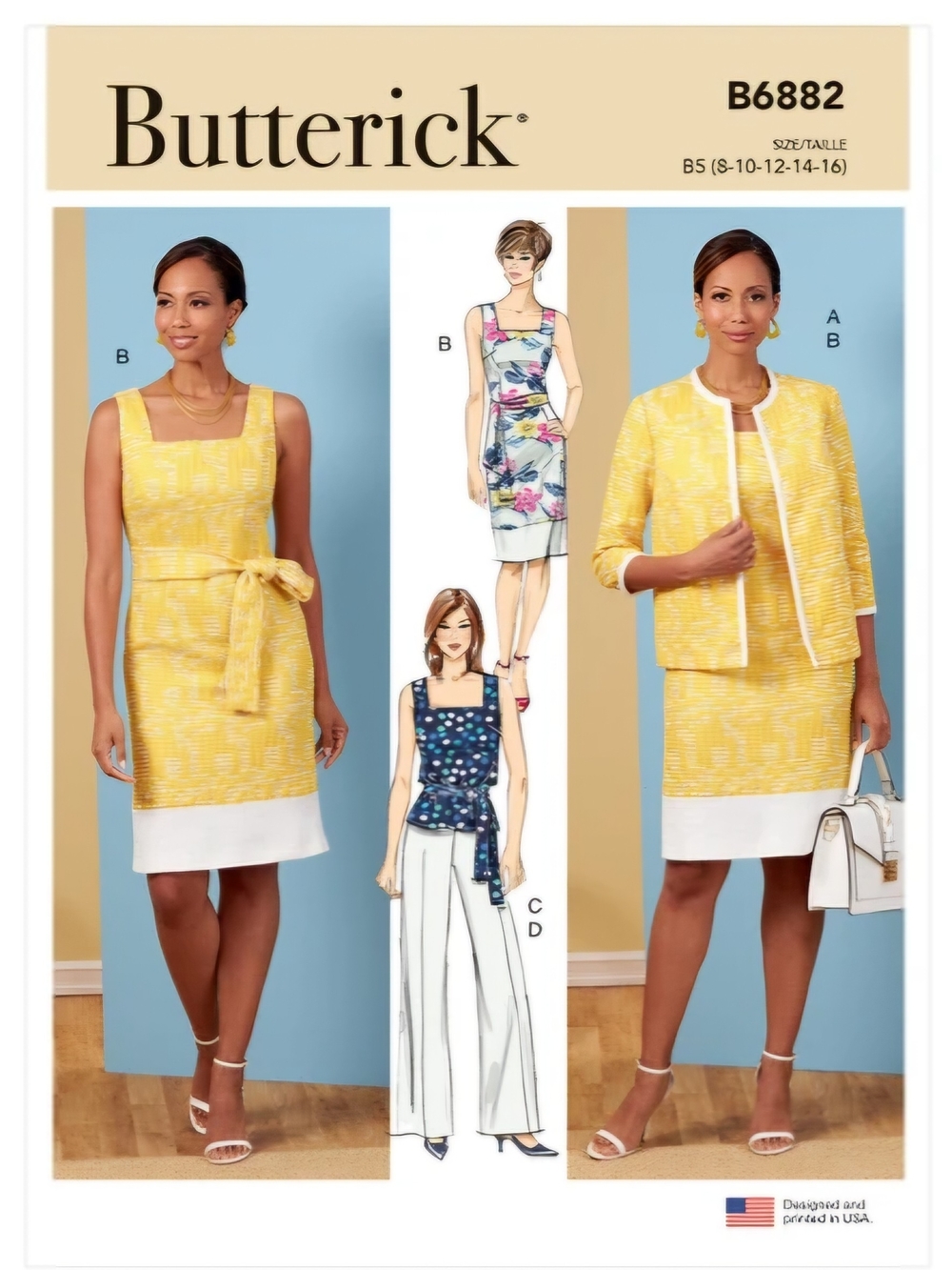 Butterick Pattern B6882 *UNCUT*